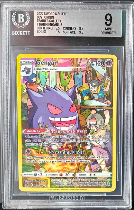 Gengar TG06/TG30 Trainer Gallery – Lost Origin – BGS 9
