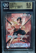 Portgas D. Ace OP16-001 Alternate Art Leader – Japanese – BGS 9.5