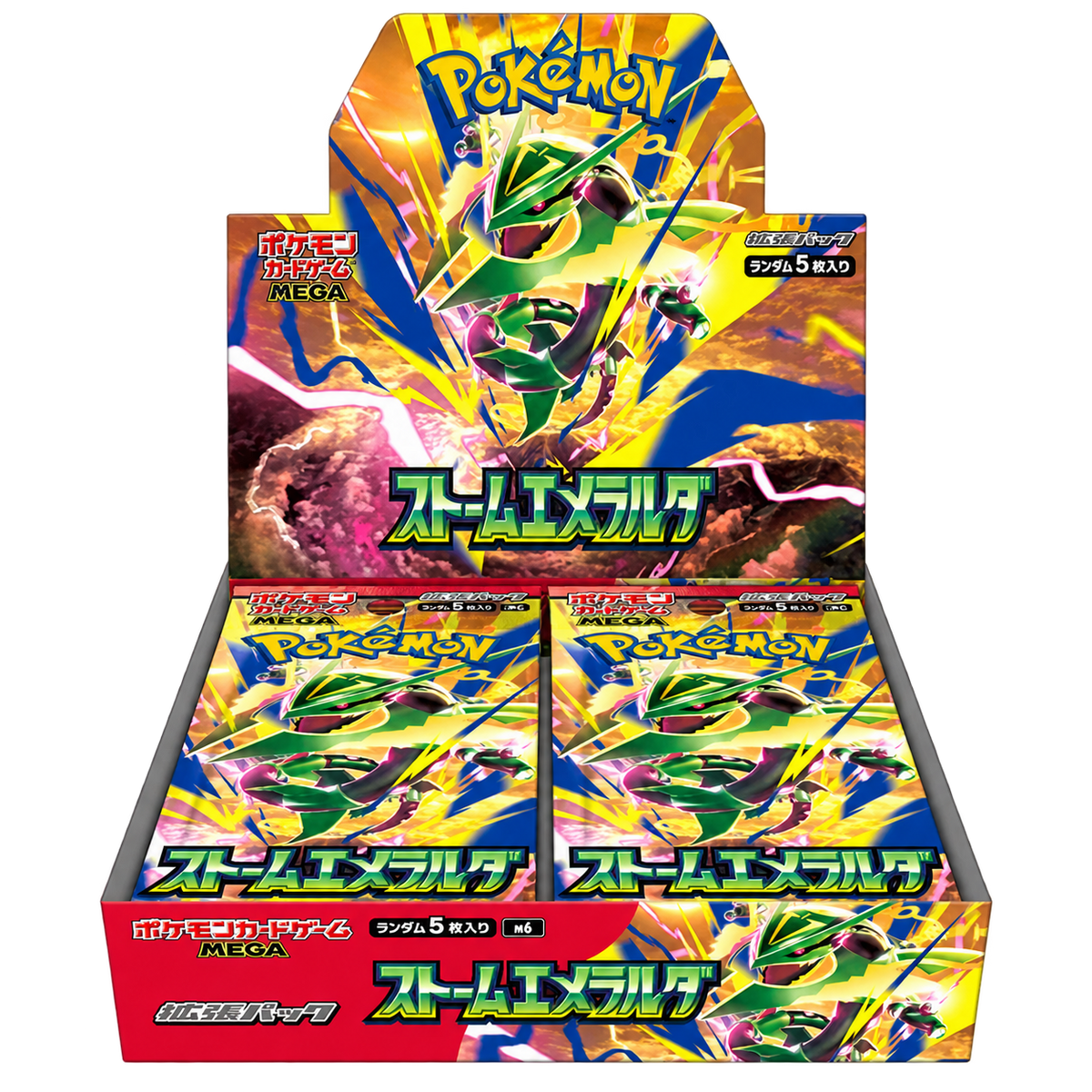 Pokémon TCG MEGA – Storm Emeralda Booster Box [M6] – Japanese – 30 Packs
