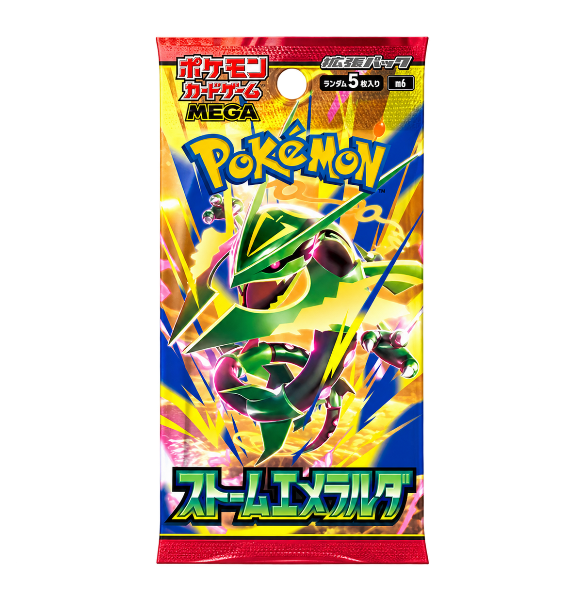 Pokémon TCG MEGA – Storm Emeralda [M6] Booster Pack – Japanese – 5 Cards