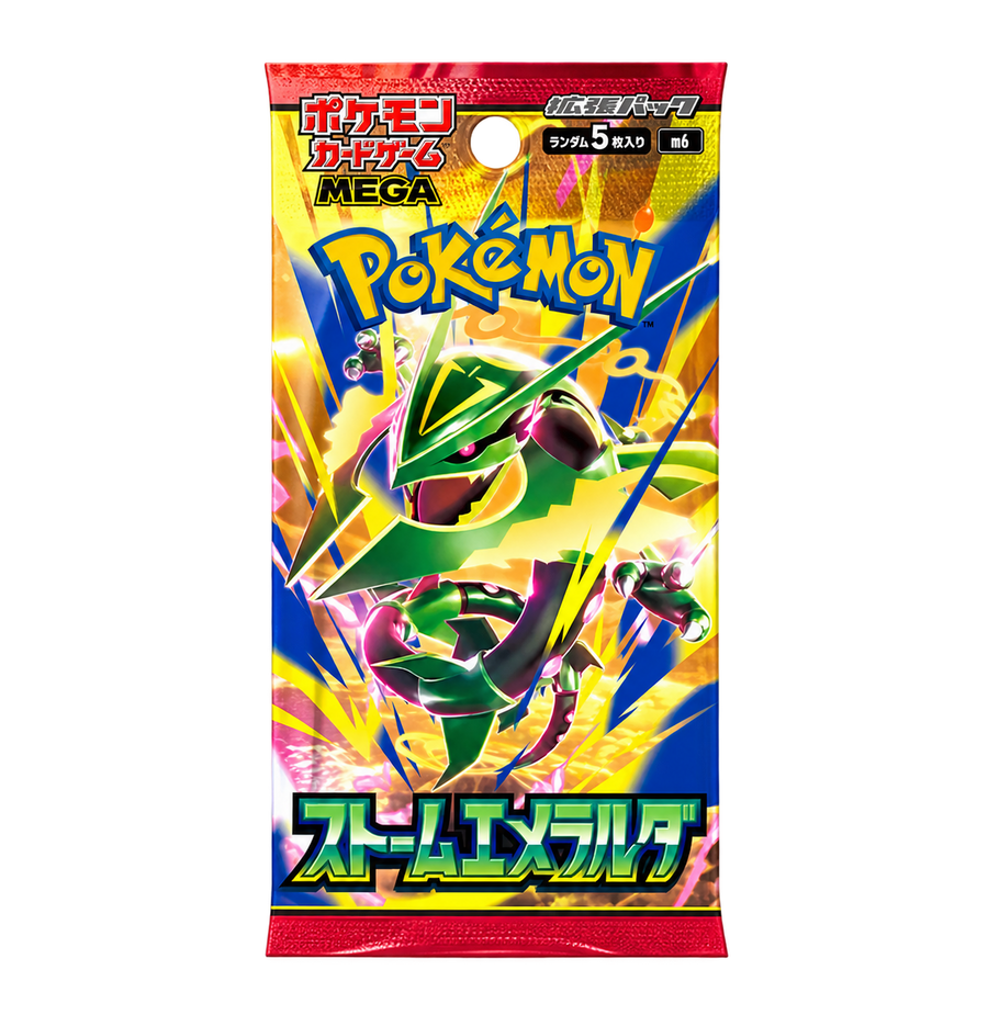 Pokémon TCG MEGA – Storm Emeralda [M6] Booster Pack – Japanese – 5 Cards