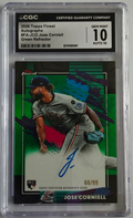 Jose Corniell #FA-JCO – Green Refractor Auto /99 – 2026 Topps Finest – CGC 10 / Auto 10